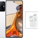 شاومي 11T برو ثنائي شريحة الاتصال امولد دوت ديسبلاي ضوء القمر أبيض 8 جيجا رام 256 جيجا 5G + سماعات مي ترو اللاسلكية 2S، اكسيومي 11T برو، Mzb09