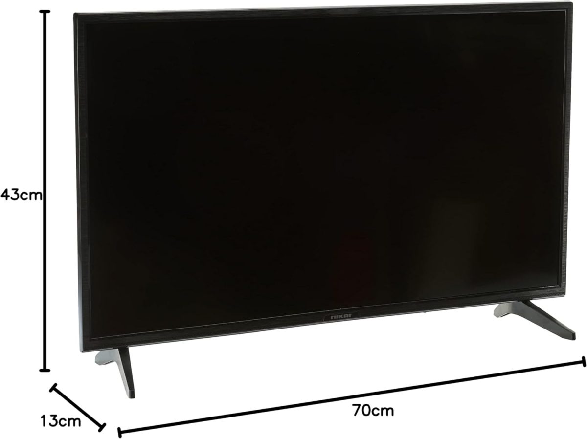 شاشة نيكاي 32 انش سمارت اتش دي ال اي دي تي في ، اسود ، NTV3200SLED3