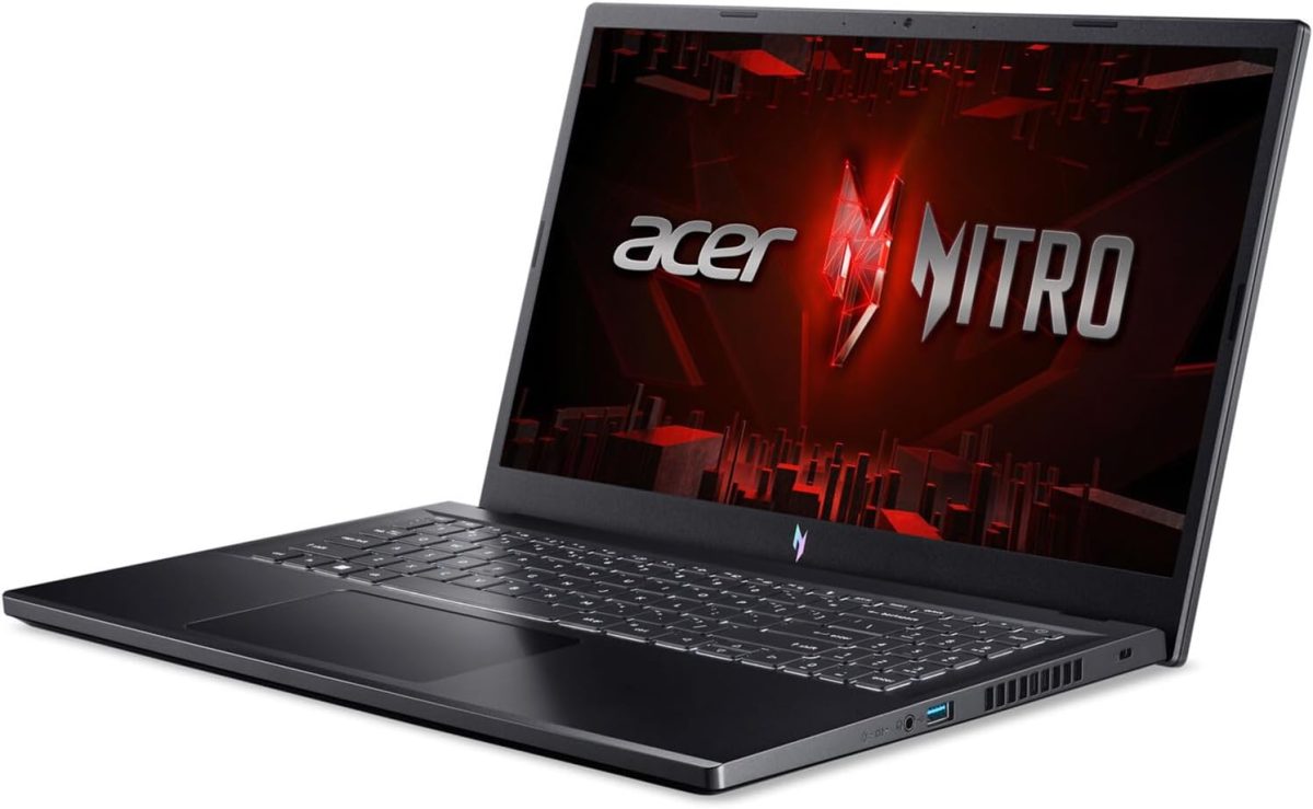 ⁦ايسر لابتوب العاب نيترو في 15 بشاشة FHD IPS 15.6 انش بتردد 144Hz ومعالج انتل ثماني النواة i5-13420H وذاكرة DDR5 سعة 16GB وSSD سعة 1TB وبطاقة جيفورس RTX 4050 واضاءة خلفية USB-C وويندوز 11 برو مع ملحق⁩ - الصورة ⁦6⁩