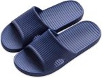 AKOD Shower slipper for Women Men, Slides Shoes bathroom or indoor use, anti-slip Quick-Drying