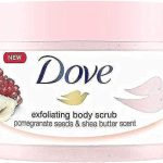دوف مقشر للجسم برائحة بذور الرمان وزبدة الشيا 225 مل