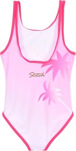 ⁦Disney Stitch Girls Swimming Costume Stitch and Angel One Piece Swimsuit Kids Swim Suit Sizes 6 to 12 Years⁩ - الصورة ⁦2⁩