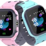 ساعة ذكية للاعمار من 3 الى 13 سنة مع متتبع ال بي اس ومكالمات 2G وموسيقى وكاميرا وشاشة لمس ومنبه ومتتبع اللياقة البدنية - شاشة IPS 1.45 انش للاولاد والبنات (هدية مثالية لرمضان والعيد للاطفال