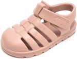 FUNKYMONKEY Unisex-Child Closed-Toe Sandals Summer Sport Lightweight Sandal EVA Outdoor Water Shoes for Boys and Girls