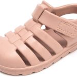 FUNKYMONKEY Unisex-Child Closed-Toe Sandals Summer Sport Lightweight Sandal EVA Outdoor Water Shoes for Boys and Girls