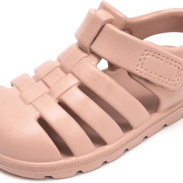 FUNKYMONKEY Unisex-Child Closed-Toe Sandals Summer Sport Lightweight Sandal EVA Outdoor Water Shoes for Boys and Girls
