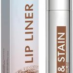 قلم تحديد شفاه قابل للتقشير بلمسة نهائية غير لامعة ومقاوم للماء وقابل للازالة بلون عالي الاصطباغ (كاكاو)