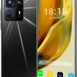 جوال ذكي ثنائي شرائح الاتصال غير مقفل بنظام اندرويد 12 بشاشة 7.3 انش وسعة تخزين قابلة للتوسيع 128GB وذاكرة RAM 16GB وروم 1T وكاميرا 48MP و72MP وبطارية 7300mAh وخاصية التعرف على الوجه من ديير (اسود)