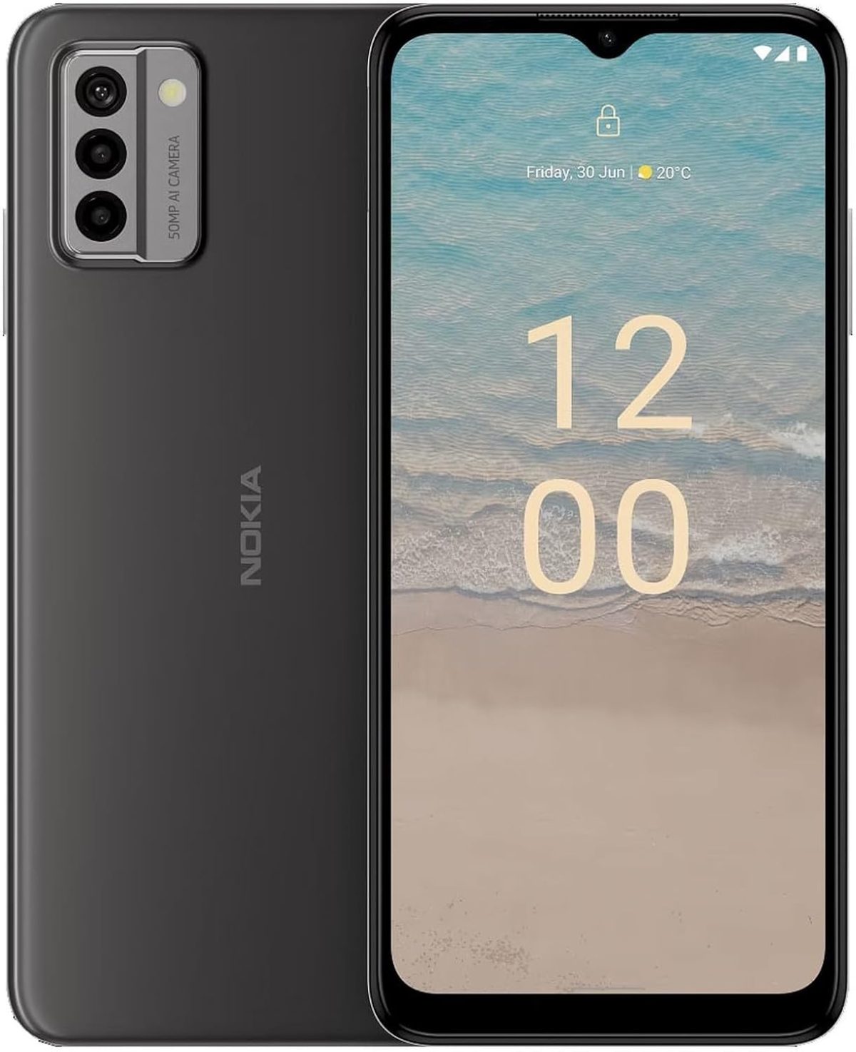 ⁦نوكيا G22 464GB DS 4G رمادي ميتيوريت او اي ام⁩ - الصورة ⁦3⁩