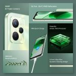 ⁦ريلمي هاتف ذكي C35 ثنائي شرائح الاتصال بذاكرة روم 64GB وذاكرة RAM 4GB (جي اس ام فقط | بدون سي دي ام ايه) هاتف ذكي 4G/LTE غير مغلق من المصنع (اسود متوهج) - اصدار عالمي⁩ - الصورة ⁦4⁩