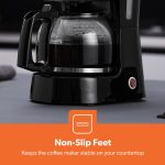 ⁦Geepas-Coffee Maker, 1.5L Filter Coffee Machine, GCM6103 | High Temperature Glass Carafe | Keep Warm & Anti-Drip Function | Reusable Filter | On/Off Switch with Indicator Light⁩ - الصورة ⁦9⁩