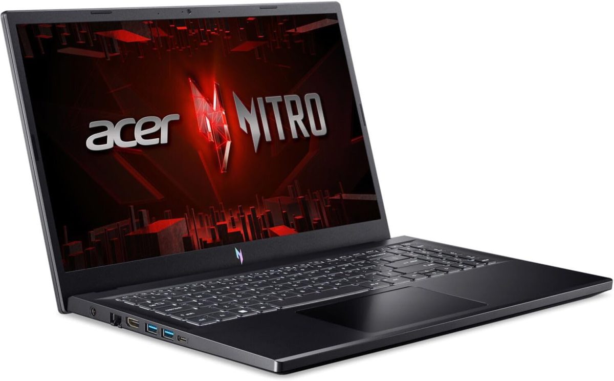 ⁦ايسر لابتوب العاب نيترو في 15 بشاشة FHD IPS 15.6 انش بتردد 144Hz ومعالج انتل ثماني النواة i5-13420H وذاكرة DDR5 سعة 16GB وSSD سعة 1TB وبطاقة جيفورس RTX 4050 واضاءة خلفية USB-C وويندوز 11 برو مع ملحق⁩ - الصورة ⁦5⁩