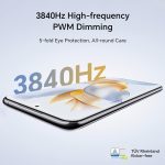⁦اونر هاتف ذكي 90 5G، كاميرا ثلاثية 200MP، شاشة AMOLED منحنية 6.7 انش 120Hz، ذاكرة RAM 12GB + ذاكرة روم 512GB، بطارية 5000mAh، شحن فائق 66 واط، شريحتين اتصال، اخضر زمردي (مجدد)⁩ - الصورة ⁦3⁩