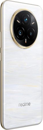 ⁦ريلمي هاتف ذكي 14 برو بلس ثنائي شرائح الاتصال بذاكرة روم 256GB وذاكرة RAM 8GB (جي اس ام فقط | بدون سي دي ام ايه) هاتف ذكي 5G مفتوح من المصنع (ابيض لؤلؤي) - اصدار عالمي⁩ - الصورة ⁦3⁩