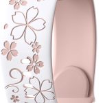 يو بيك سوار منقوش بالزهور متوافق مع ساعة سامسونج جالاكسي 7 سوار 6 4 5 40 ملم 44 ملم/5 برو/6 4 كلاسيك/اكتيف 2، 20 ملم، سوار رياضي لطيف من السيليكون الناعم بلونين للنساء