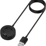 تي تيرسيلي حامل شاحن بمشبك كيبل شحن لجارمين فيفو اكتيف 4/3، سلك بطول 1 متر لجارمين فينو 2 2s انستنكت فينيكس 7 7S 7X 6 6S 6X/5 5S 5X/فوررنر 265 265S 965 55 158 935 945 LTE/ابروتش S60