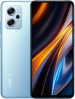 شاومي جوال بوكو X4 GT ثنائي شرائح الاتصال بذاكرة روم 128GB وذاكرة RAM 8GB (جي اس ام فقط | بدون سي دي ام ايه) هاتف ذكي 5G مفتوح من المصنع (ازرق) - اصدار عالمي