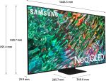 ⁦سامسونج تلفزيون نيو QLED 4K ميني LED مقاس 65 بوصة - QA65QN90BAUXZN (موديل 2022)⁩ - الصورة ⁦3⁩