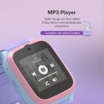 ⁦ماي فيرست ساعة ذكية S3 للاطفال من فون مع جهاز تتبع GPS ومكالمات فيديو/صوتية وساعة ابل للاطفال، شريحة اتصال مجانية واشتراك لمدة شهر واحد، مزيج حلوى القطن⁩ - الصورة ⁦8⁩