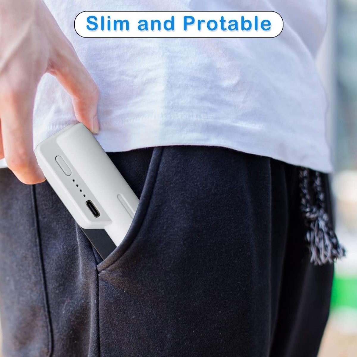 ⁦اتش ان سمارت حزمة بطارية لجهاز اوكيولوس كويست 2، حزمة بطارية حزام راس 5000mAh متوافقة مع اوكيولوس/ميتا كويست 2 خفيفة الوزن وقابلة للحمل لتمديد طاقة الواقع الافتراضي لوقت تشغيل اضافي 2-4 ساعات⁩ - الصورة ⁦7⁩