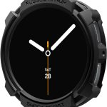 سبايجن جراب متين من البولي يوريثين الحراري لساعة سامسونج جالاكسي 8 مقاس 40 ملم (2025) - اسود غير لامع