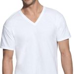 تي شيرت Hanes Big رجالي بدون علامات ناعم ومريح ذو طاقم طويل 3 قطع