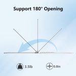 ⁦لابتوب العاب 16 انش من فونيت، لابتوب 2025 ويندوز 11 برو، 8GB RAM 256GB SSD، معالج انتل الجيل 12 N95 (حتى 3.4GHz)، كيبورد باضاءة خلفية، فتح بصمة الاصبع، FHD 1920×1200⁩ - الصورة ⁦5⁩