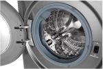 ⁦LG غسالة تجفيف بتحميل امامي 10 كجم و7 كجم تجفيف 1400 دورة في الدقيقة، فضي - F4V5Rgp2T 'ضمان لمدة عام واحد على الاقل'⁩ - الصورة ⁦8⁩