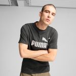 ⁦Puma mens ESS No.1 Logo Heather Tee Tees⁩ - الصورة ⁦3⁩