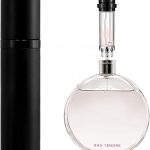 بخاخ عطر AA01BK من مويلساي، زجاجة عطر قابلة لاعادة الملء بسعة 0.34 اونصة، موزع كولونيا محمول للجيب مناسب للسفر والعطلات واعياد الميلاد والذكرى السنوية (اسود 10 مل)