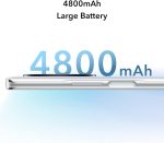 ⁦اونر هاتف ذكي ماجيك 4 لايت 5G 6 + 128 جيجابايت اندرويد 11 مع كاميرا 48 ميجابيكسل، شاشة 6.8 انش 120 هرتز LCD، سناب دراجون 695، شحن سريع 66 واط مع بطارية 4800mAh (ضمان عامين، فضي تيتانيوم⁩ - الصورة ⁦5⁩