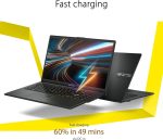 ⁦اسس لابتوب فيفو بوك جو رفيع للاعمال مقاس 15.6 انش ومعالج AMD رايزن 3 7320U وذاكرة RAM DDR5 8GB وSSD 1TB وكاميرا ويب وUSB C ووضع مسطح 180 درجة وواي فاي وبلوتوث 5.1 وويندوز 11 مع قطعة قماش⁩ - الصورة ⁦6⁩
