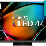 هايسينس تلفزيون ULED 65 بوصة - U8K - 144Hz RR، ميني LED برو، لون كوانتوم دوت، دولبي فيجن اي كيو، دولبي اتموس، نظام تشغيل فيدا U7