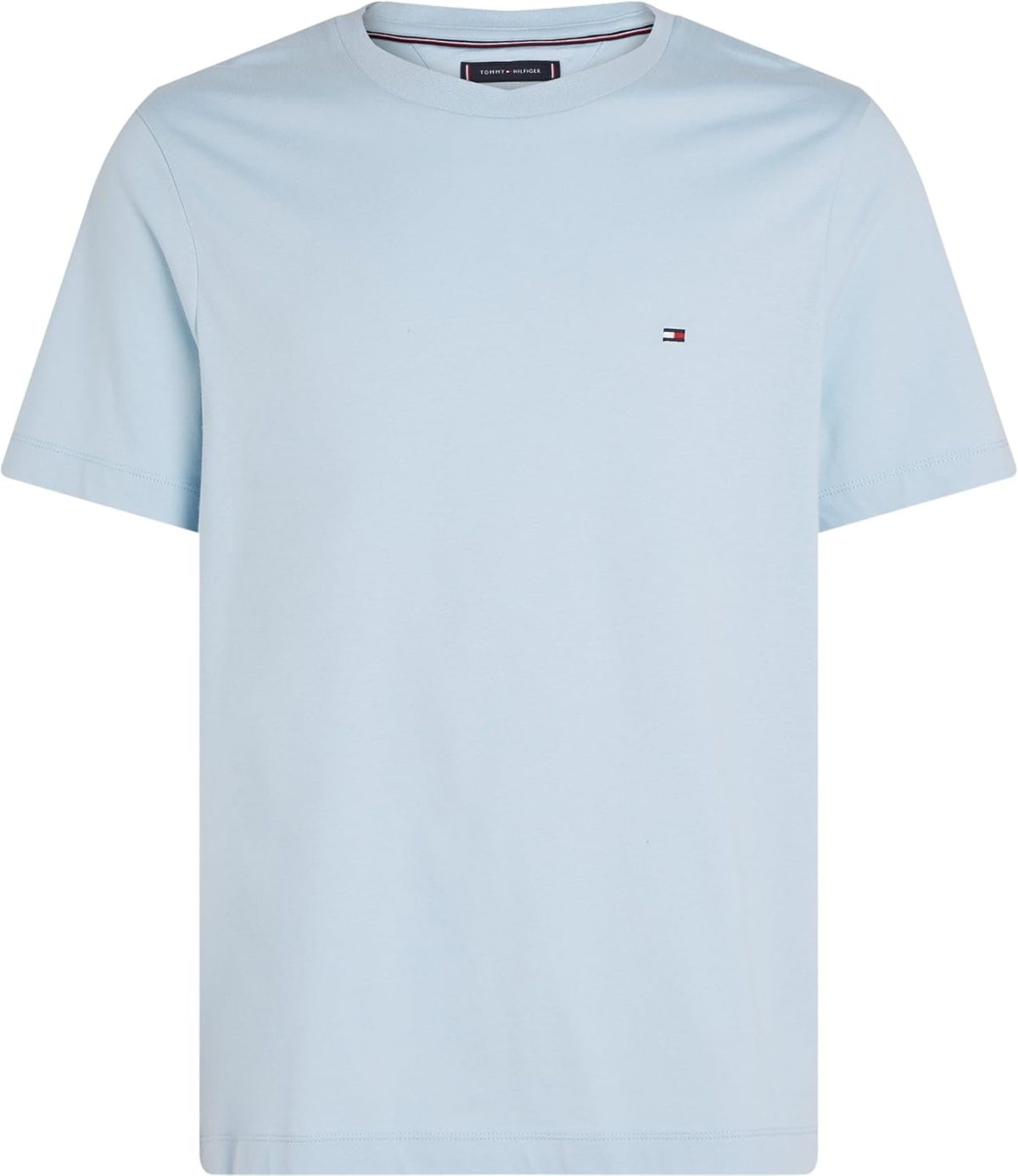 ⁦Tommy Hilfiger mens ESS SEASONAL REG FIT SOLID TEE S/S T-Shirt⁩ - الصورة ⁦3⁩