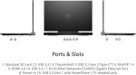 ⁦ديل لابتوب العاب فاخر G7 17 بشاشة IPS FHD 17.3 انش 300Hz ومعالج i7-10750H وذاكرة RAM 64GB وSSD 1TB وبطاقة عرض مرئي جيفورس RTX 2070 8GB وكاميرا ويب وكيبورد RGB وواي فاي 6 وبلوتوث 5.1 وويندوز 10 هوم⁩ - الصورة ⁦6⁩