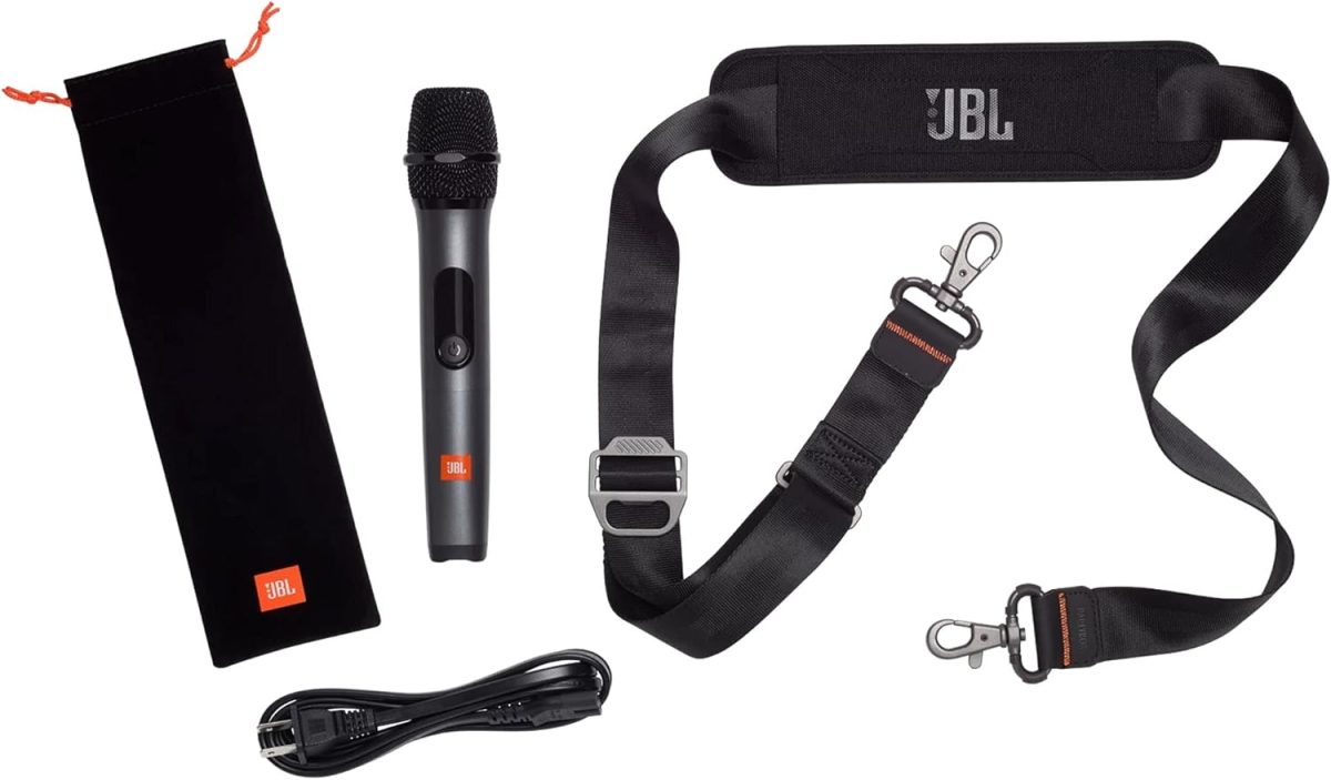 ⁦JBL مكبر صوت محمول للحفلات اثناء التنقل من بارتي بوكس مع اضواء مدمجة وميكروفون لاسلكي، 100 واط من صوت JBL برو قوي، صوت جهوري قوي، مقاوم للرذاذ IPX4، تدفق بلوتوث - اسود، JBLPARTYBOXOTGUK⁩ - الصورة ⁦12⁩