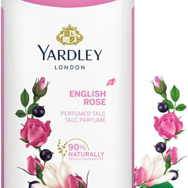 مسحوق تلك معطر برائحة الورد الانجليزي من ياردلي لندن، 125 غرام