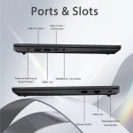 ⁦لينوفو لابتوب في-سيريز V15 للاعمال بشاشة 15.6 انش FHD 1920 × 1080 ومعالج انتل كور i7-13620H جيل 13 وذاكرة RAM 40GB وSSD 1TB وكاميرا ويب وواي فاي 6 وويندوز 11 برو، اسود مع اي داتا 512GB SSD خارجي⁩ - الصورة ⁦6⁩