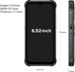 ⁦يوليفون جوال باور ارمور 14 برو، 10000mAh، ذاكرة RAM 8GB وروم 128GB، شحن لاسلكي، اندرويد 12، شريحة اتصال 4G، مقاوم للماء IP68/69K، التعرف على الوجه+بصمة ان اف سي، اصدار المملكة المتحدة⁩ - الصورة ⁦3⁩