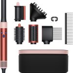 جهاز تصفيف الشعر اير راب من دايسون اصدار خاص متعدد الاستخدامات بلون ستروبيري برونز وزهري بلش