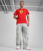 ⁦Puma Mens Ferrari Race Colored Big Shield Tee Motorsport⁩ - الصورة ⁦5⁩