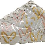 سكيتشرز حذاء رياضي اونو لايت ميتاليك لوف للبنات