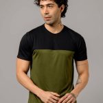 تيشيرت رياضي بقصة عادية وقبة دائرية للرجال من فيوزفيت، مناسب لصالة الالعاب الرياضية والتدريب