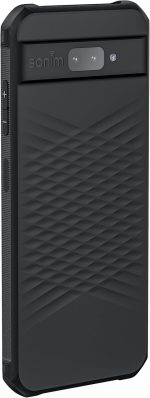 ⁦سونيم هاتف ذكي XP400 5G (6/128GB، Micro-SD، بطارية 5000mAh، شاشة 6.5 انش، كاميرا 50MP، IP68 + MIL-SSTD-810H، ثنائي شرائح الاتصال) مع حامل موبايل، اسود⁩ - الصورة ⁦6⁩