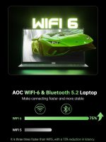 ⁦لابتوب العاب بمعالج AMD رايزن 7 5825U (8C/16T، حتى 4.3GHz)، شاشة FHD 16.1 انش مع كيبورد باضاءة خلفية، ذاكرة RAM 16GB 512GB NVMe SSD، واي فاي 6، HDMI 1.4، USB3.2، نوع C، بطارية 53Wh⁩ - الصورة ⁦5⁩