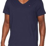 Tommy Jeans Men's TJM Original Jersey V Neck Knit Tops
