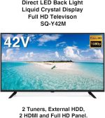 ⁦تلفزيون مونو 32 بوصة LED - تصميم نحيف FHD مع منافذ HDMI وUSB وشاشة موفرة للطاقة⁩ - الصورة ⁦2⁩