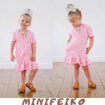 ⁦MINIFEIKO Toddler Girls Swim Cover Up⁩ - الصورة ⁦3⁩