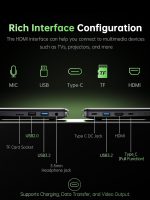 ⁦لابتوب العاب بمعالج AMD رايزن 7 5825U (8C/16T، حتى 4.3GHz)، شاشة FHD 16.1 انش مع كيبورد باضاءة خلفية، ذاكرة RAM 16GB 512GB NVMe SSD، واي فاي 6، HDMI 1.4، USB3.2، نوع C، بطارية 53Wh⁩ - الصورة ⁦4⁩