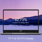 ⁦ايسر لابتوب سويفت 3 انتل ايفو رفيع وخفيف بشاشة FHD 14 انش ومعالج انتل كور i7-1165G7 وبطاقة عرض مرئي انتل ايرس اكس اي 8GB LPDDR4X و256GB NVMe SSD وواي فاي 6 وقارئ بصمة وكيبورد باضاءة خلفية⁩ - الصورة ⁦6⁩